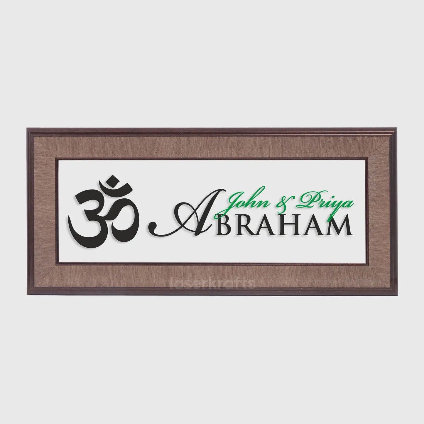 Allegro Name Plate - Om