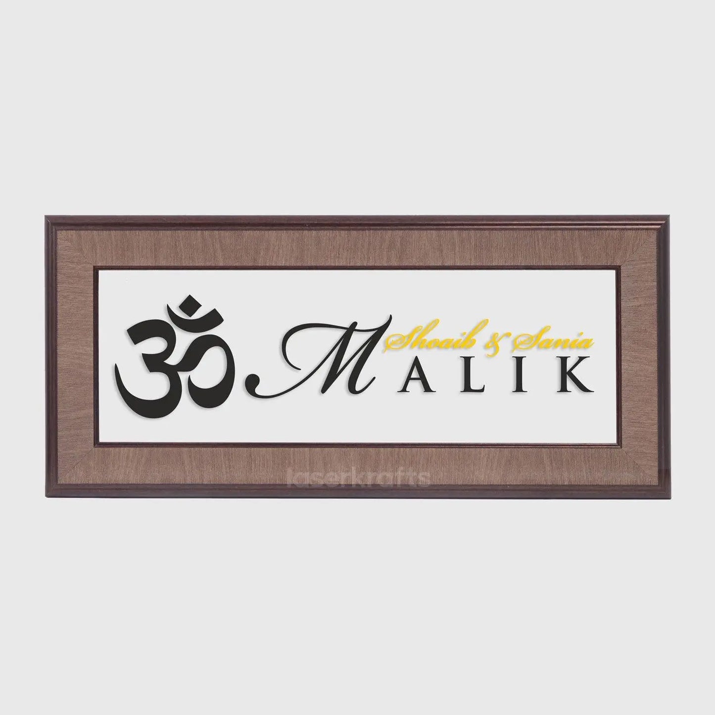 Allegro Name Plate - Om