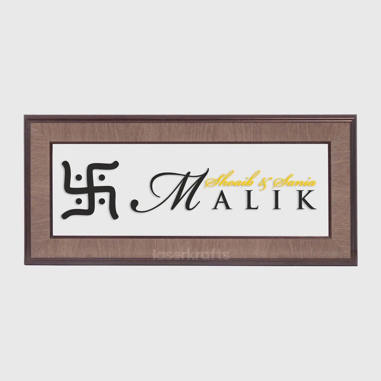Allegro Name Plate - Swastika