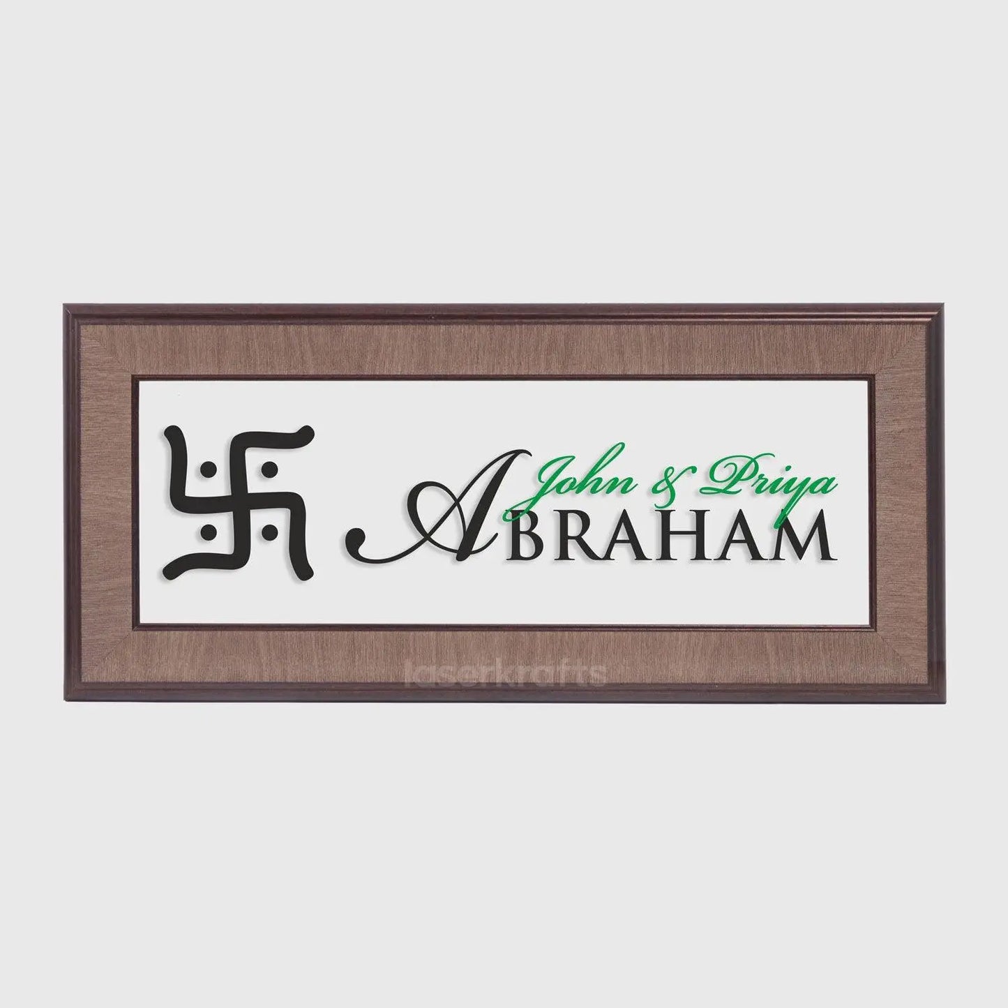Allegro Name Plate - Swastika