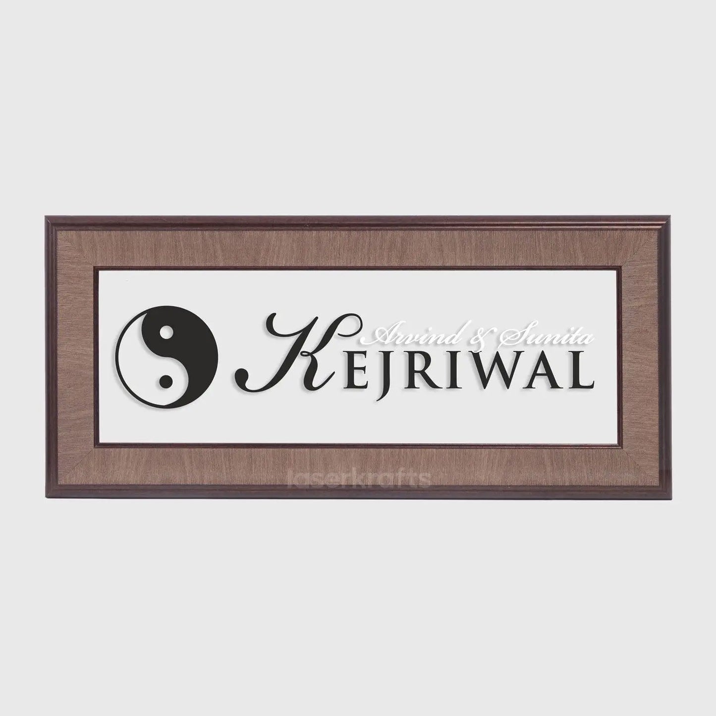 एलेग्रो नाम प्लेट - यिन यांग