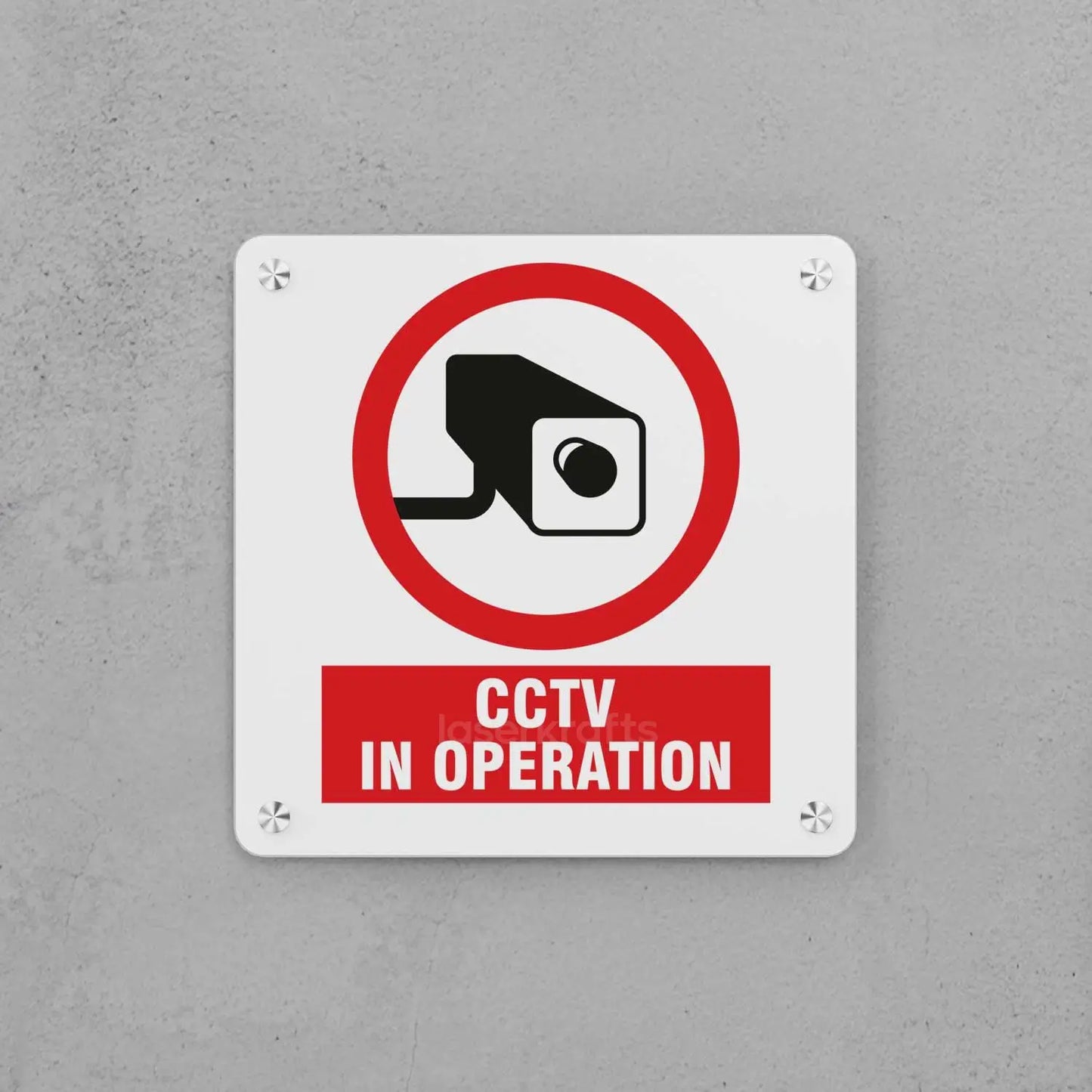 CCTV In Operation Sign