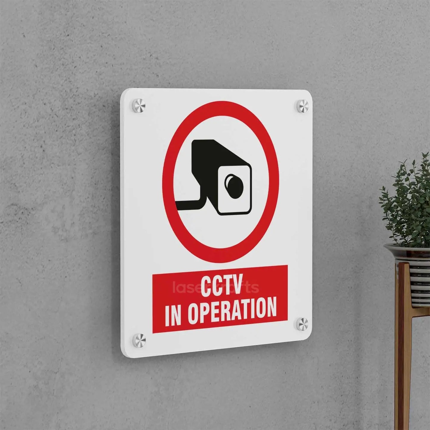 CCTV In Operation Sign