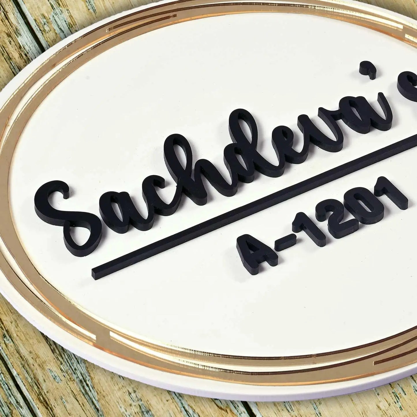 Cirque d'Or - Acrylic Name Plate with Raised Lettering
