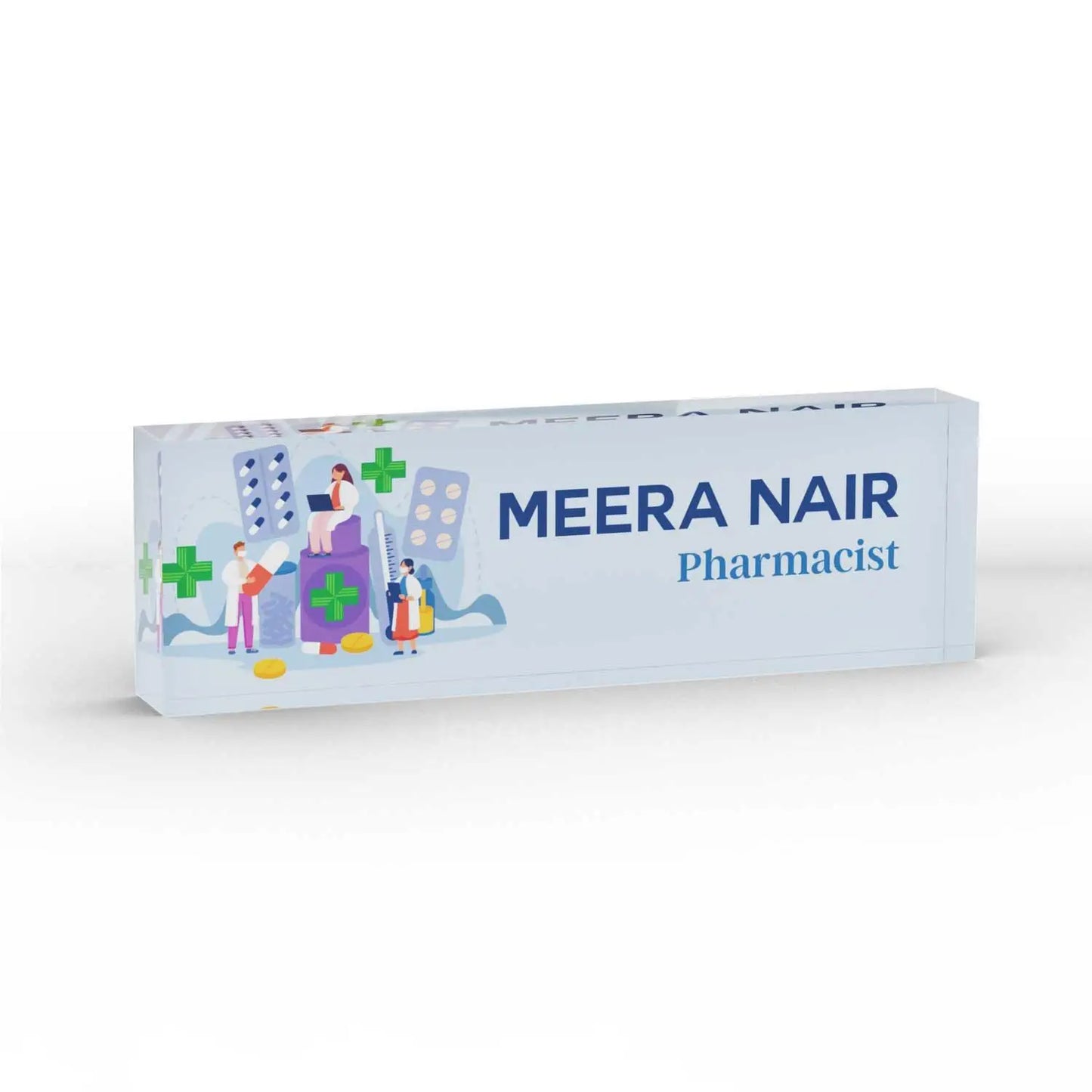 Executive Desk Name Plate for Pharmacists