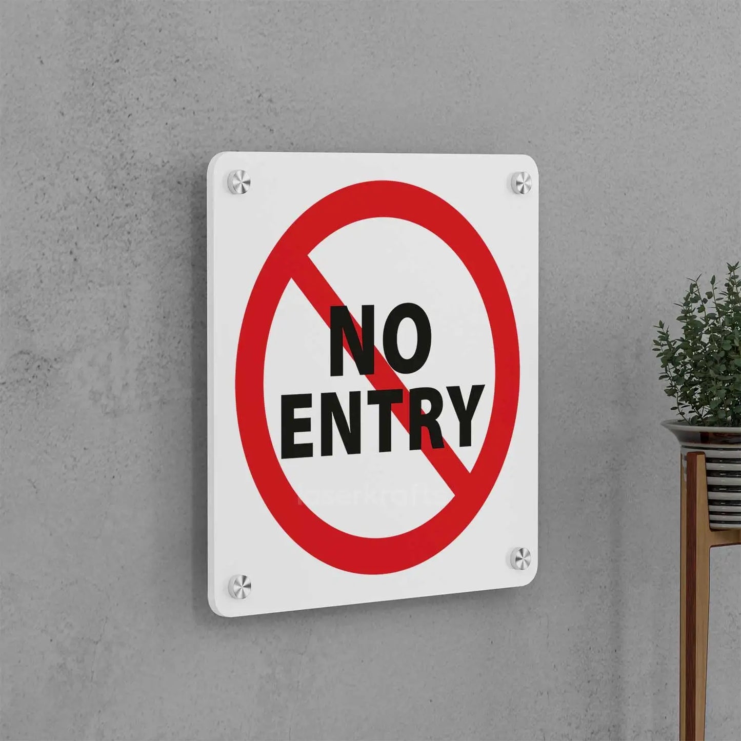 No Entry (Restricted Area) Sign