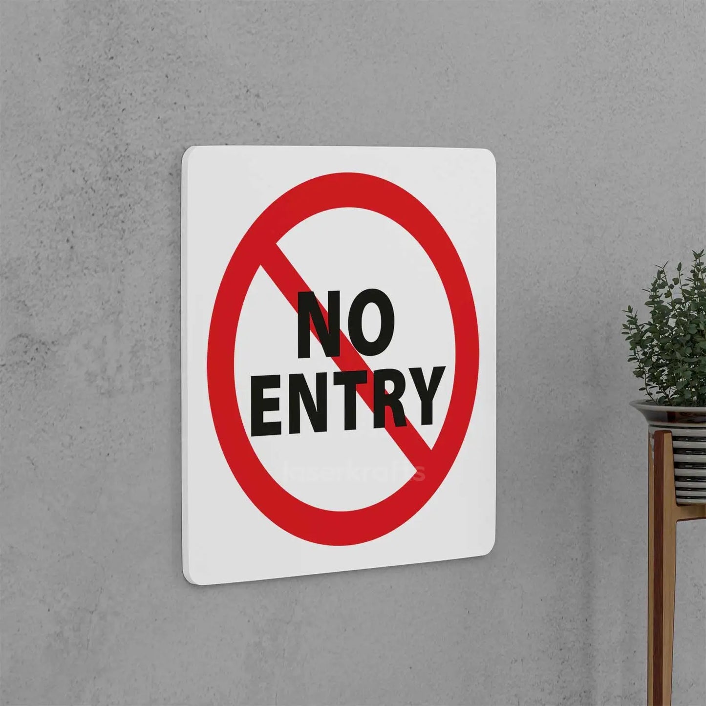 No Entry (Restricted Area) Sign