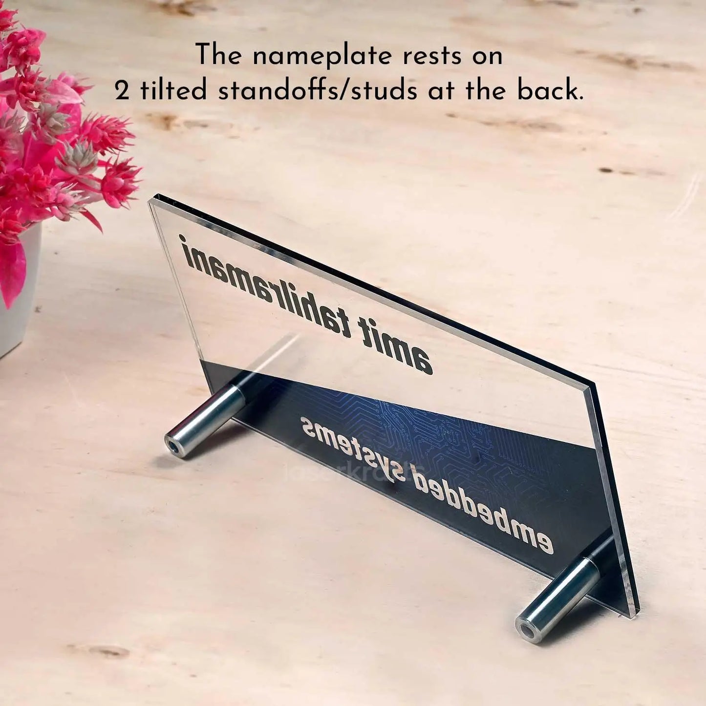 City Lights - Office Desk Sign for Real Estate/Construction Executives