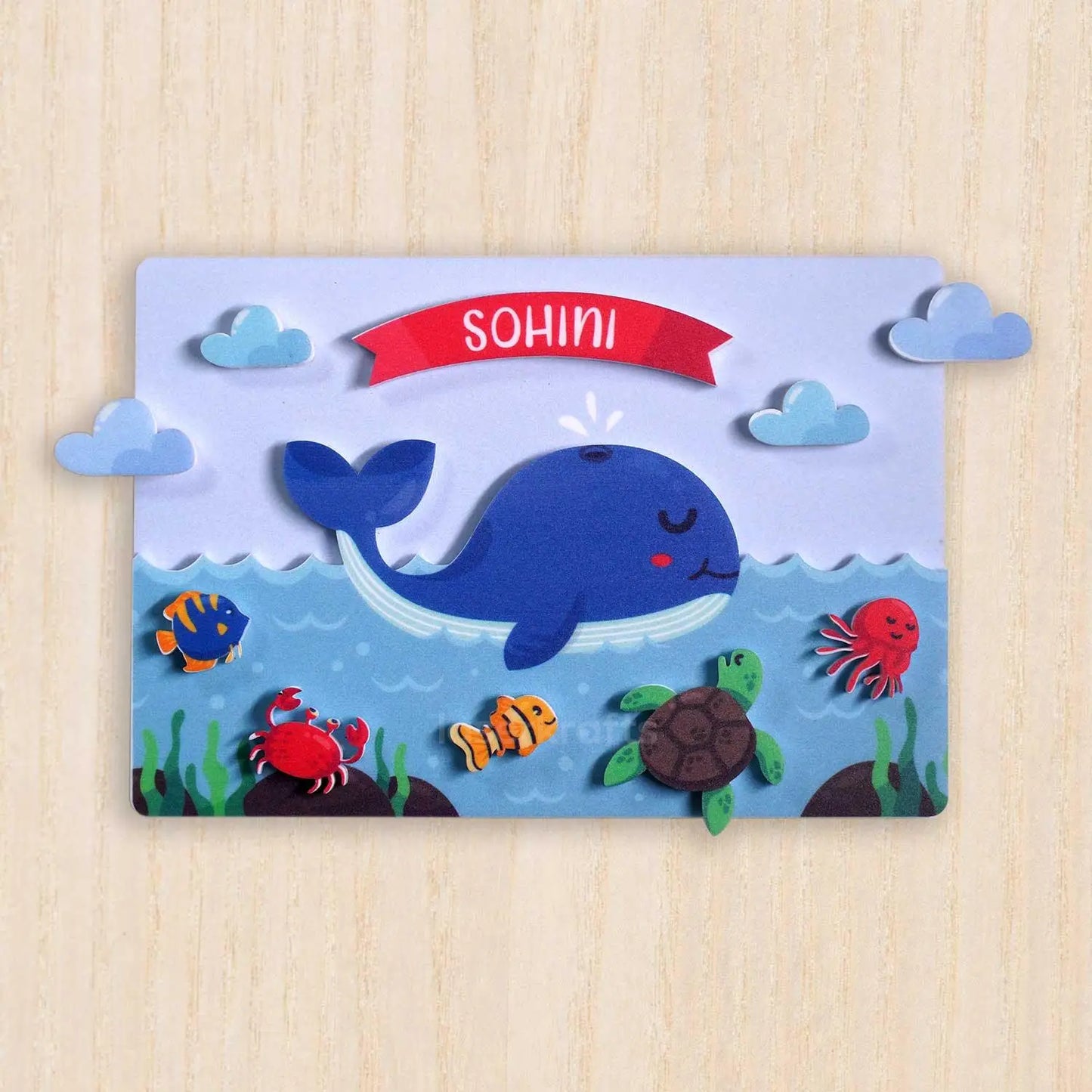 Sea World - Kids' Room Door Sign
