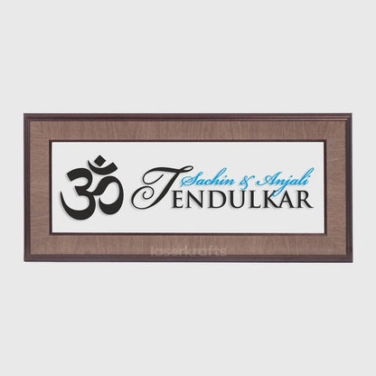 Allegro Name Plate - Om