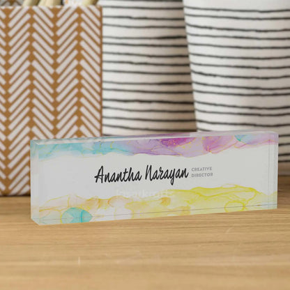 Kintsugi - Acrylic Desk Name Plate